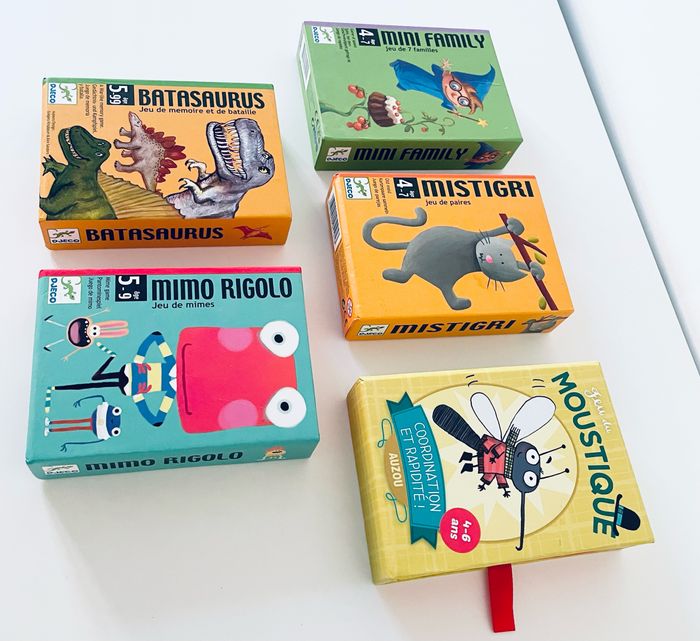 Lot de 5 jeux de société Djeco - photo numéro 8