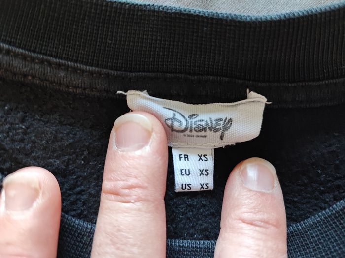 Sweat court Stitch noir Xs - photo numéro 3