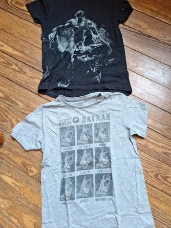 2 tee shirt batmann