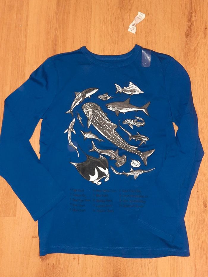 Tee shirt GAP bleu 140 146 cm