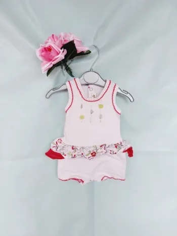 Combishort / barboteuse débardeur Berlingot 1 mois