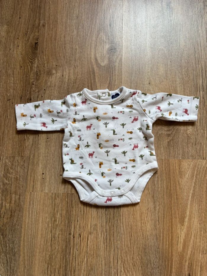 Ensemble body + salopette 1 mois - photo numéro 3