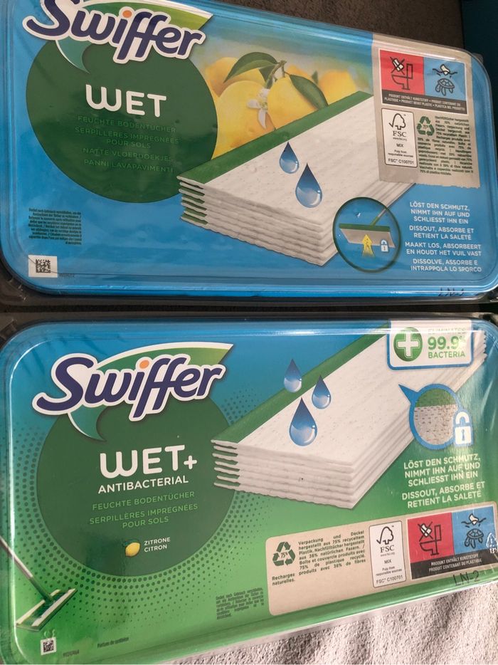 Kit balai swiffer + lingettes humides citron - photo numéro 3
