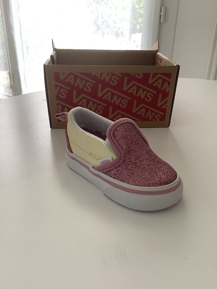 VANS Baskets Old Skool Crib Glitter - photo numéro 3
