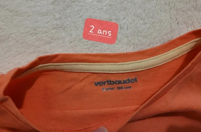 T-shirt MC 2 ans 👧 Verbaudet - photo numéro 4