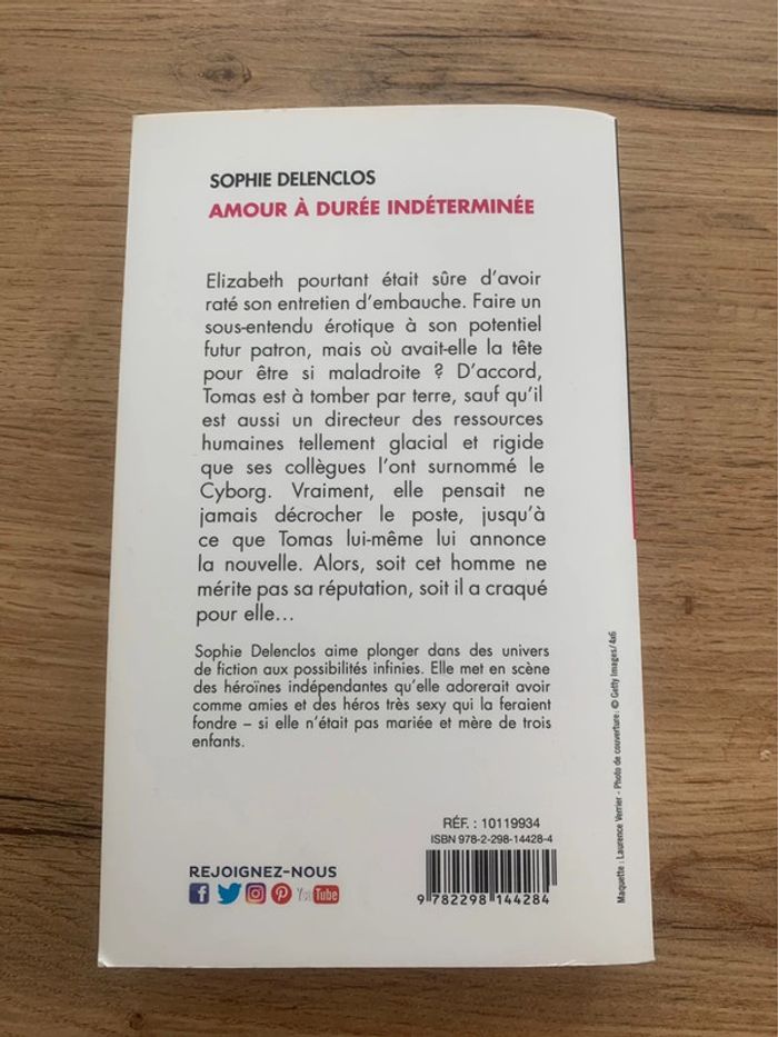 Livre Amour à durée indéterminée Sophie Delenclos - photo numéro 3