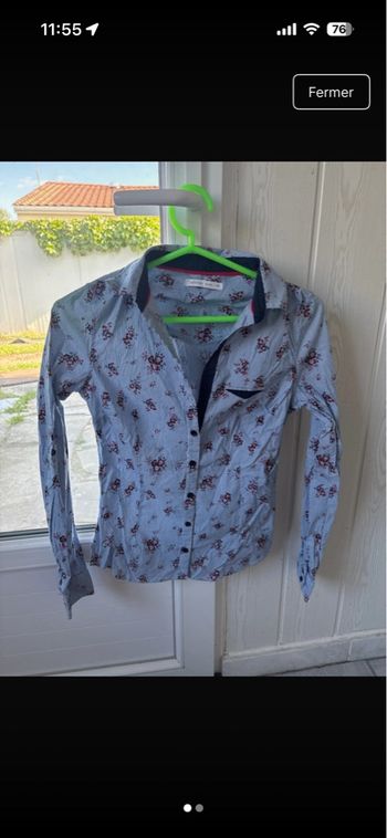Chemise bleu taille 36 