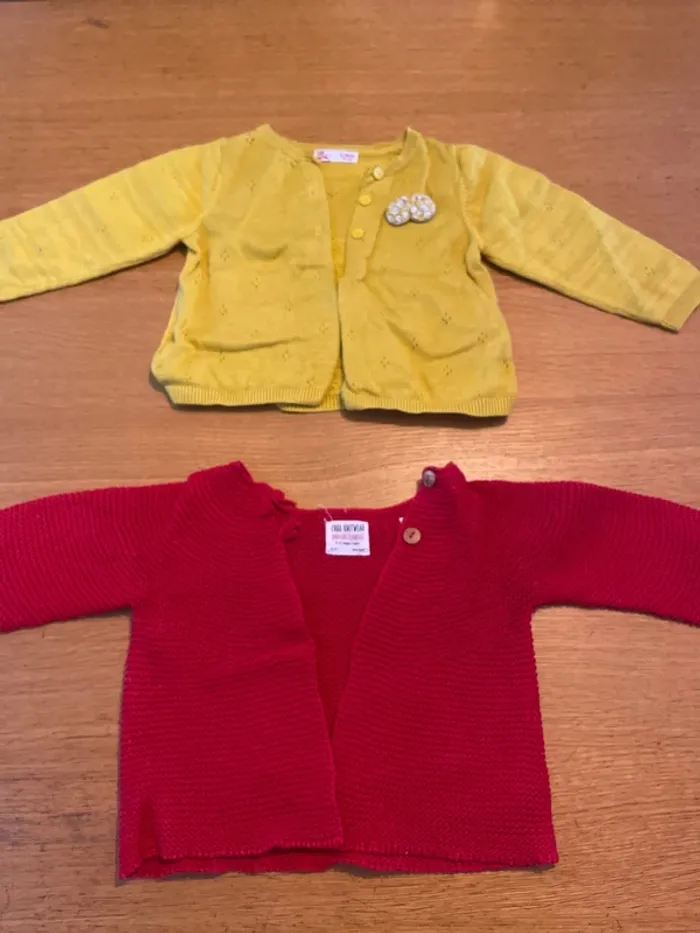 2 gilets 12 mois
