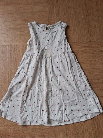 Robe été motif cerise