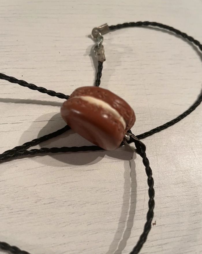 Collier fantaisie macaron - photo numéro 2