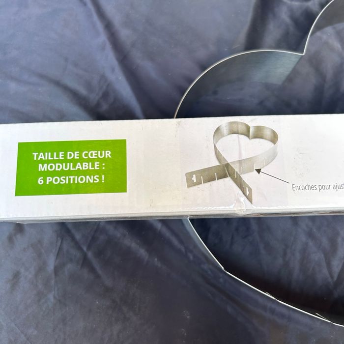 Cadre inox extensible cœur pâtisserie Mathon - photo numéro 5