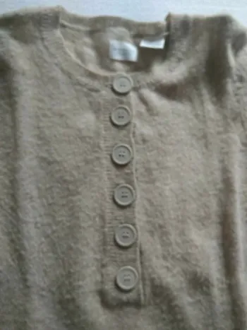 Petit pull Femme Beige uni