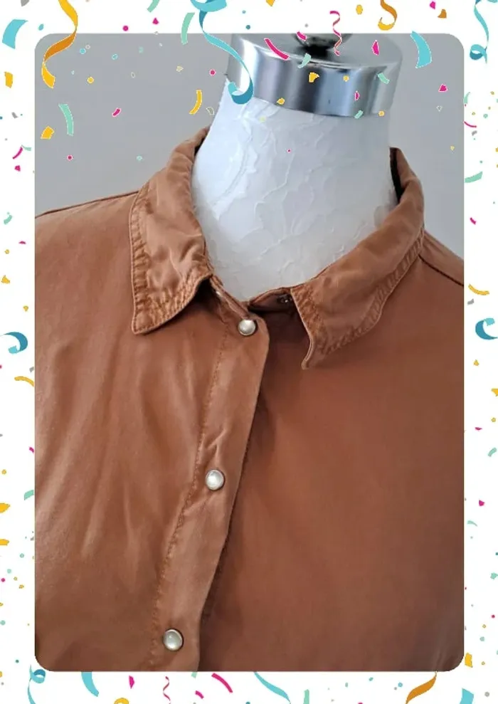 🤎 chemise taille 40 marque promod - photo numéro 2