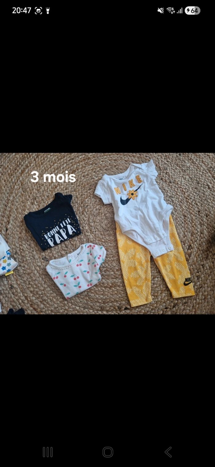 Lot vêtements bébé fille taille 3 mois - photo numéro 6