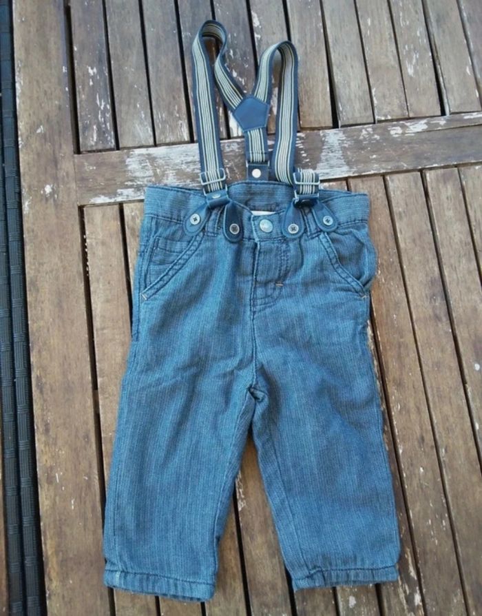 Lot pantalons/jeans 9 mois - photo numéro 8