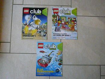 Lot de 3 magazines Lego Club Junior