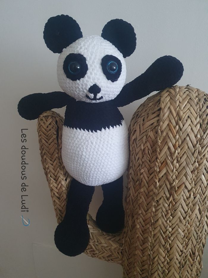 Panda fait main au crochet 🐼