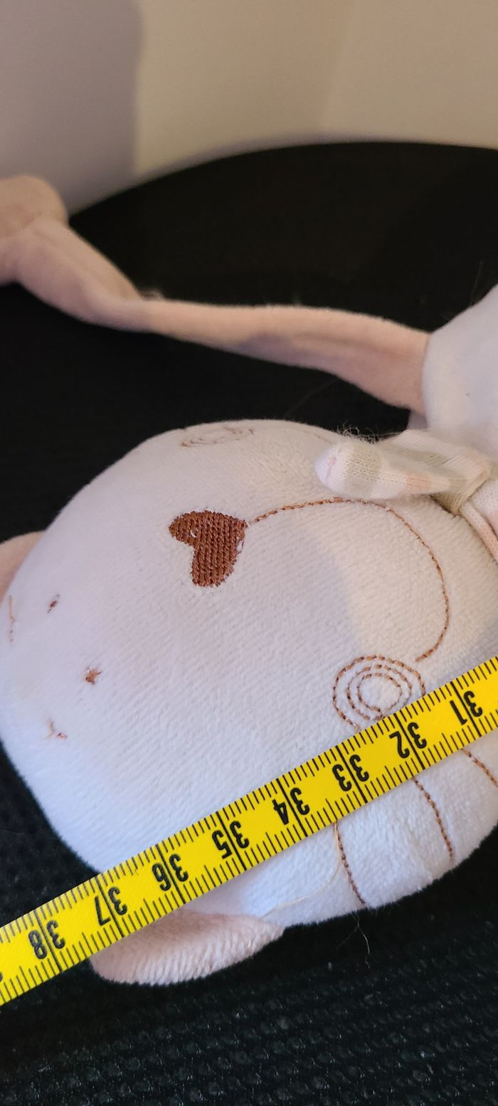 Peluche chat beige et marron clair *Crédit Agricole* - photo numéro 5