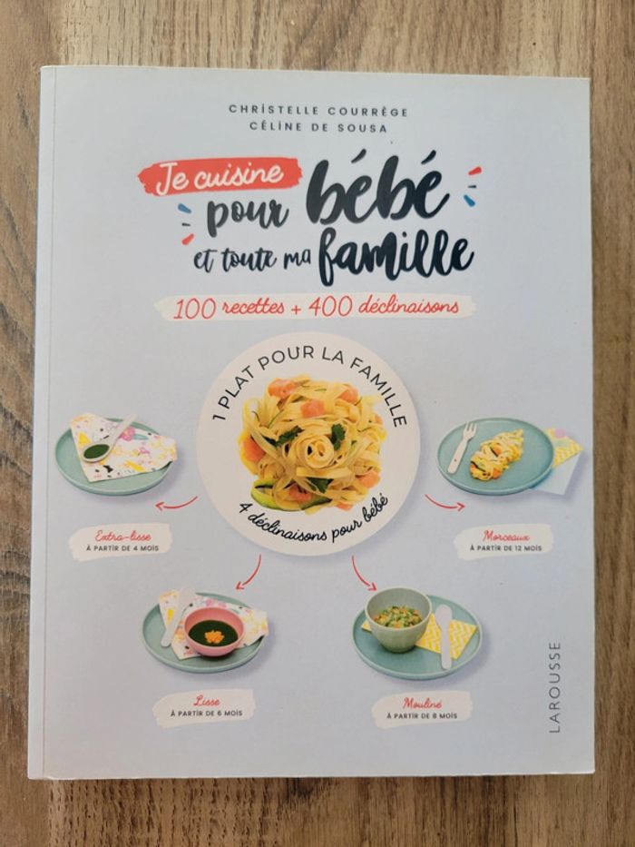 Livre de cuisine bebe