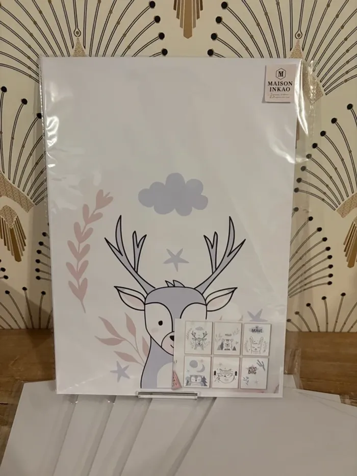 Affiches “Dream Big” pour chambre enfant