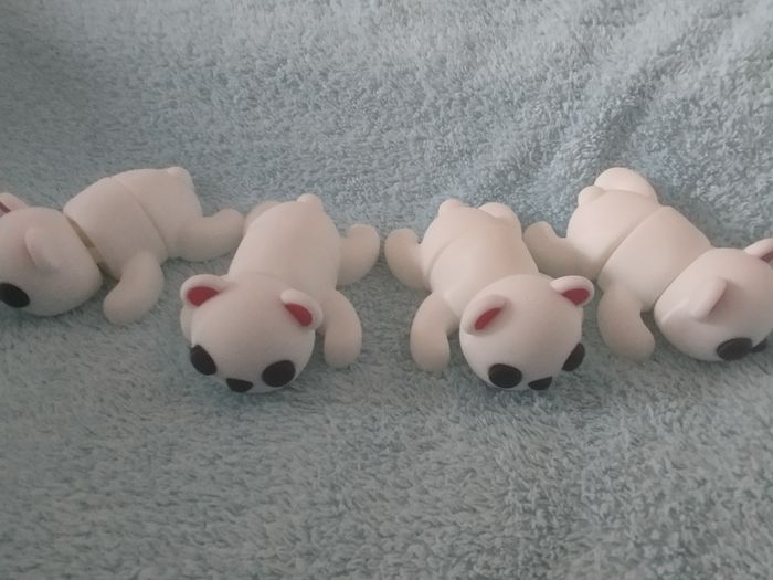 Mini figurine ours polaire articulé - photo numéro 2