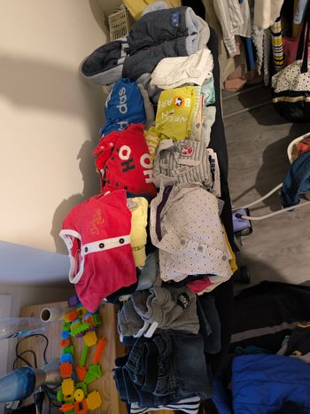 Lot garçons 12 mois 60 pièces