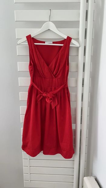 Robe rouge cintrée promod S comme neuve
