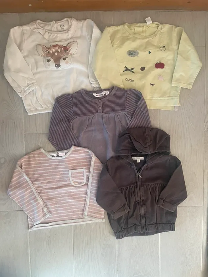 Pulls gilet 18mois