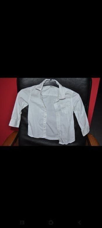 Chemise blanche manche longue 2 ans 3 ans