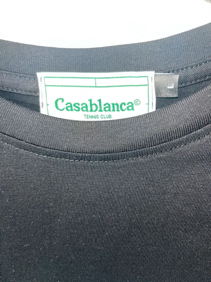 Tee Shirt , Casablanca , Neuf , Noir , Taille L - photo numéro 4