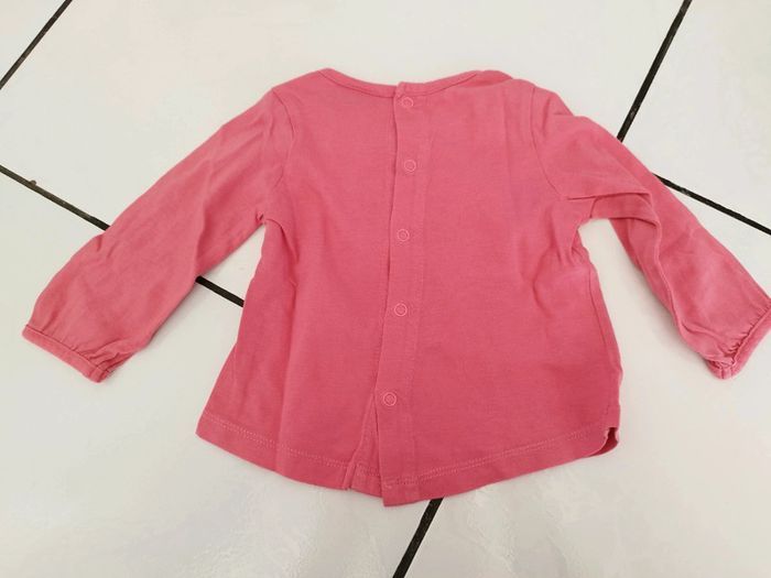 Tee-shirt manches longues chouette - photo numéro 2