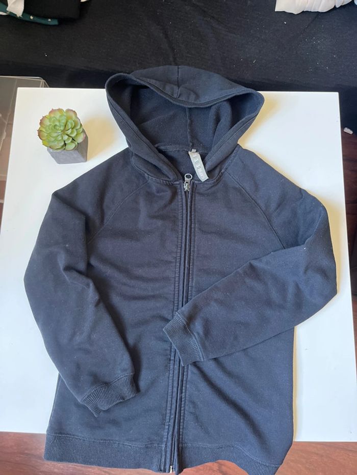 Gilet noir zippé 8 ans caprice de fille