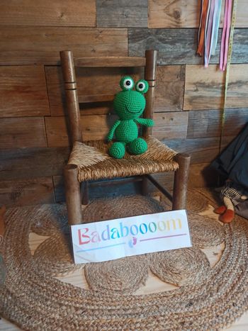 peluche grenouille crochet tbe