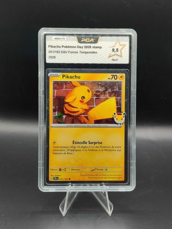 Pikachu 30 ans stamp Pokémon Day PCA 9,5