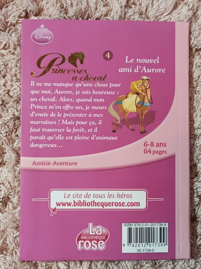 Livre Princesse à cheval - Disney Princess - Bibliothèque Rose - photo numéro 2