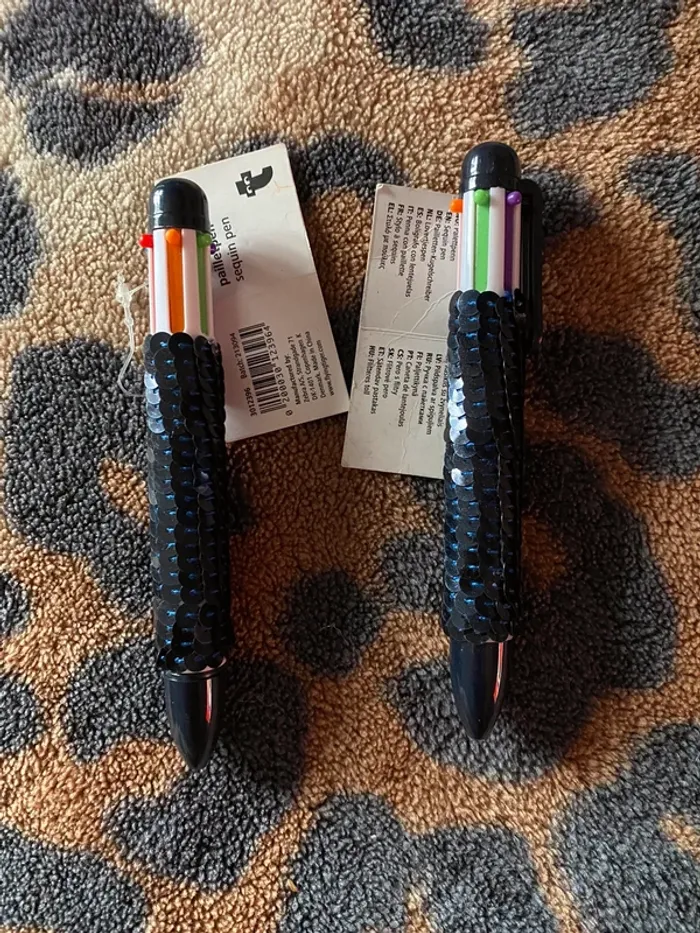 Lot de 2 stylos 4 couleurs