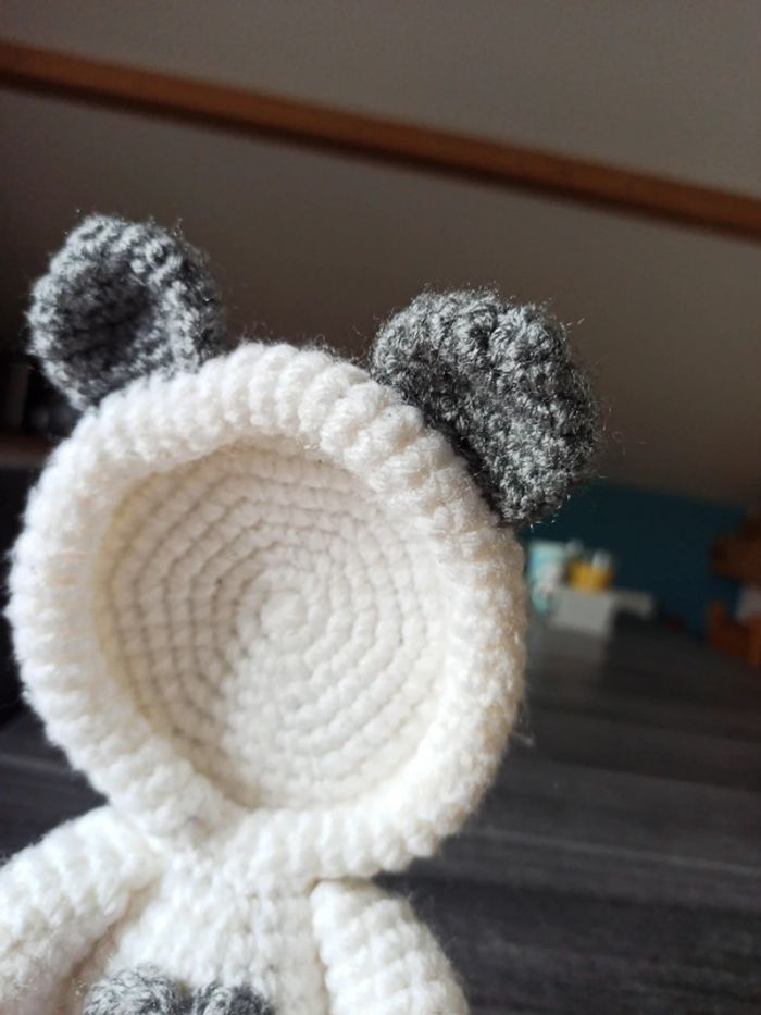 Peluche crochet avec emplacement photo - photo numéro 6