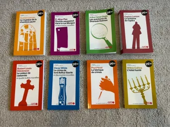 Collection complète de 8 livres la crème du crime, édition Ouest France