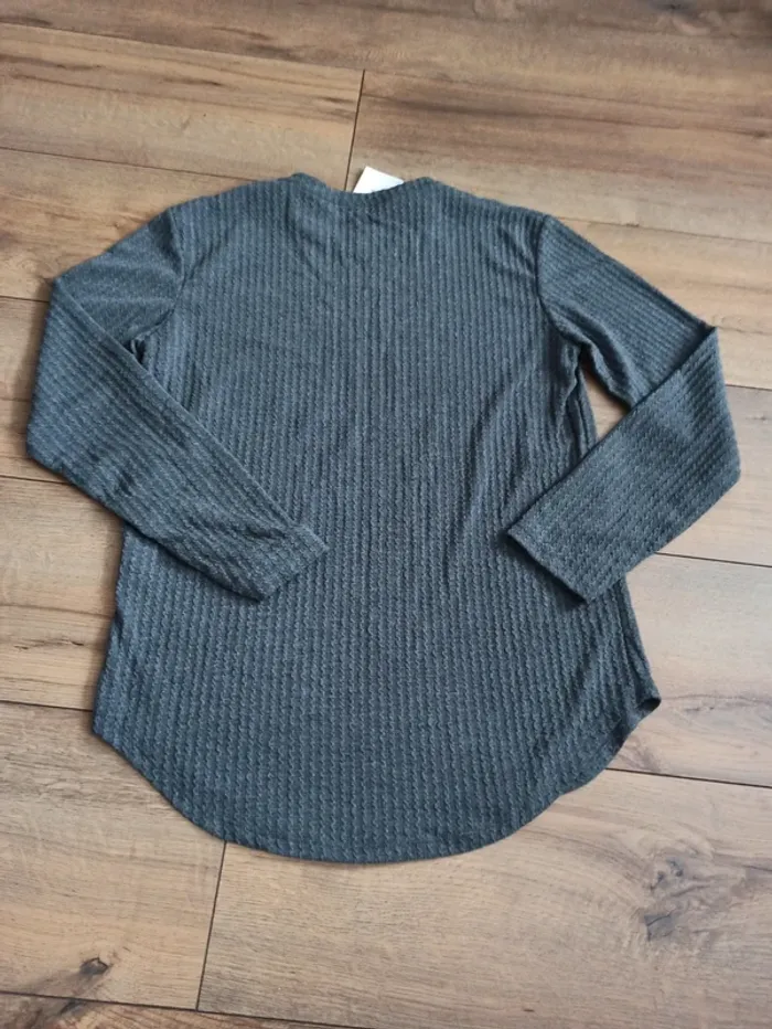 Pull assez fin homme manches longues gris xl - photo numéro 4