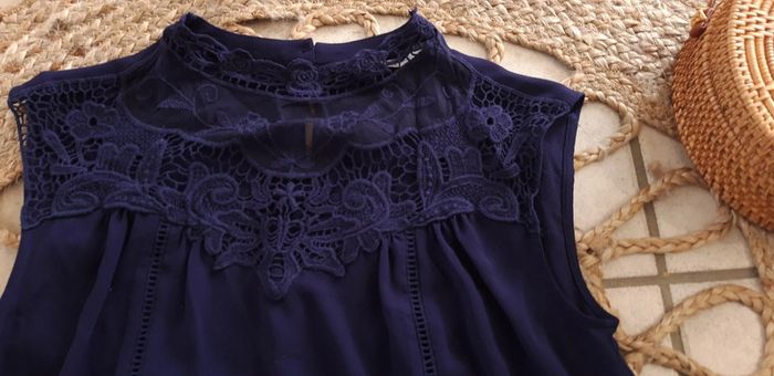 Blouse bleu Marine Naf Naf - photo numéro 3