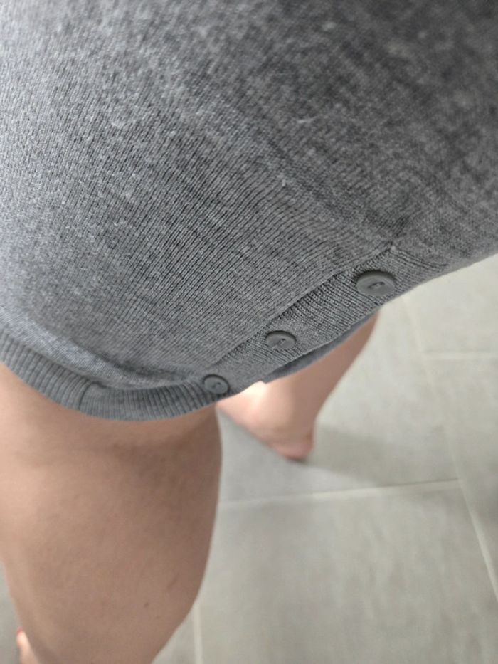 Robe pull grise - photo numéro 3