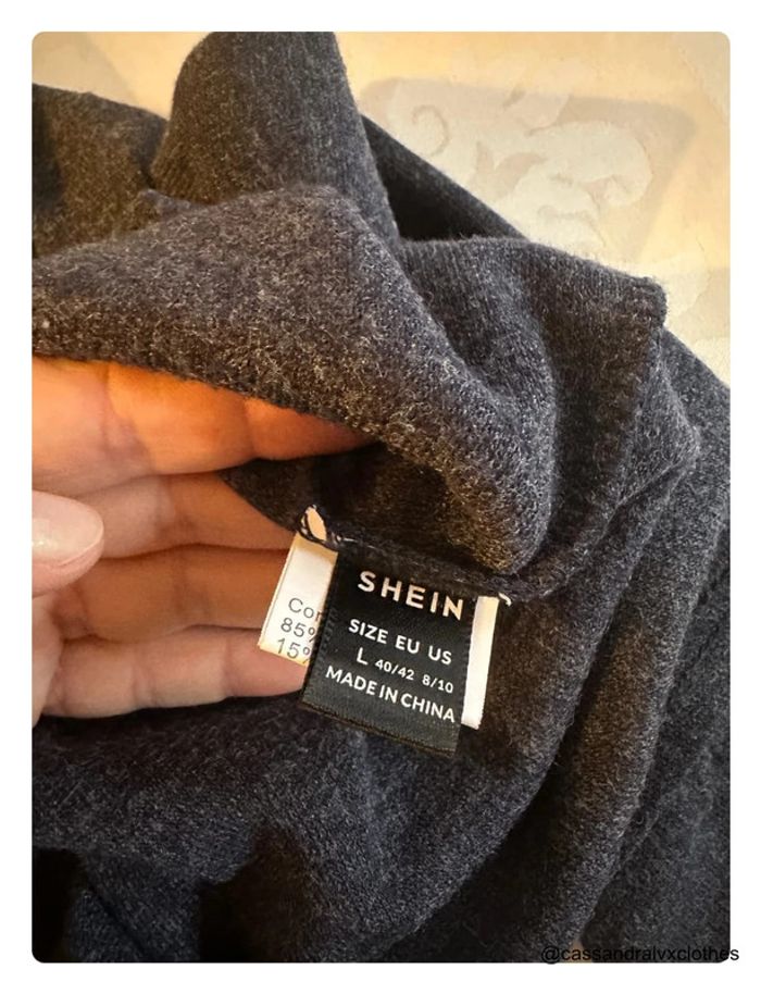 Pull gris - Shein - photo numéro 3