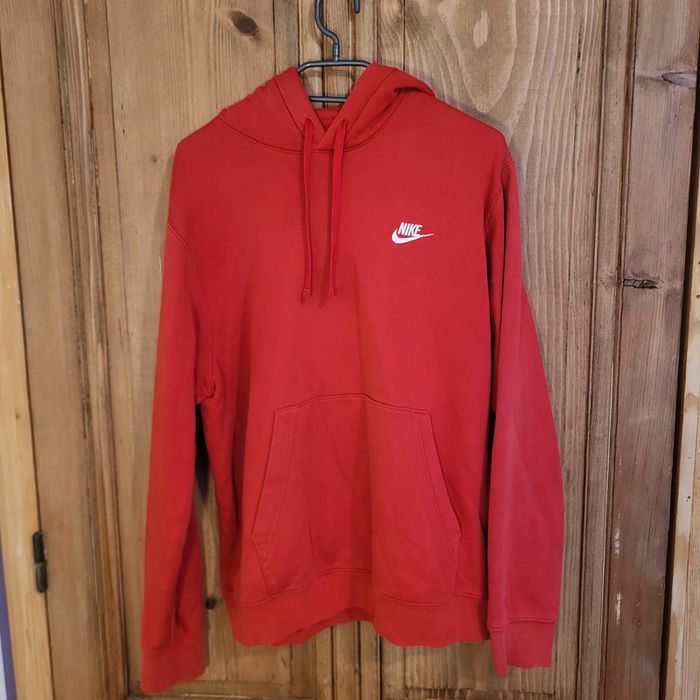 Hoodies Sweat à capuche Nike Vintage Rouge taille S