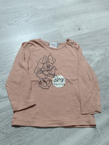T-shirt manches longues Minnie 12 mois