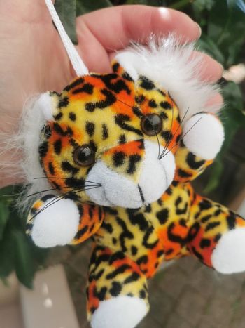 Peluche petit léopard de 12 cm