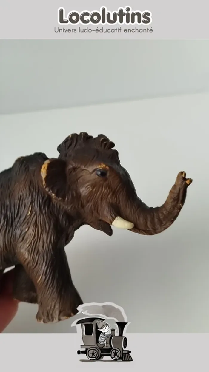 🚂 Figurine ▪ bébé mammouth Papo - photo numéro 3