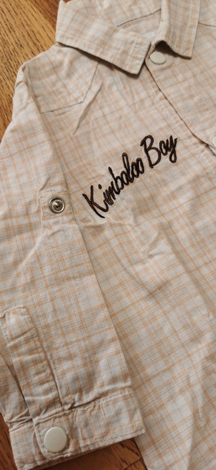 Chemise à carreaux Kimbaloo 12 mois - photo numéro 3