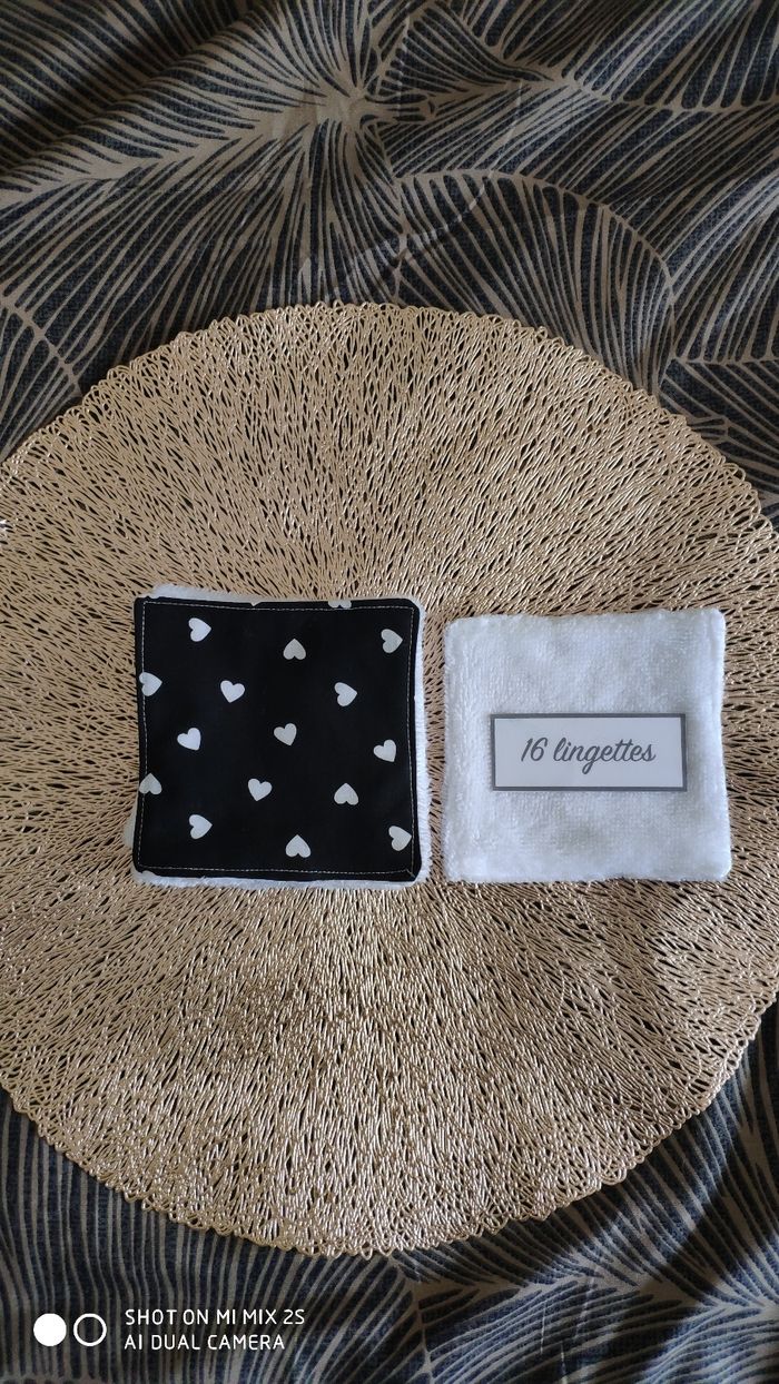 16 lingettes lavables neuf
