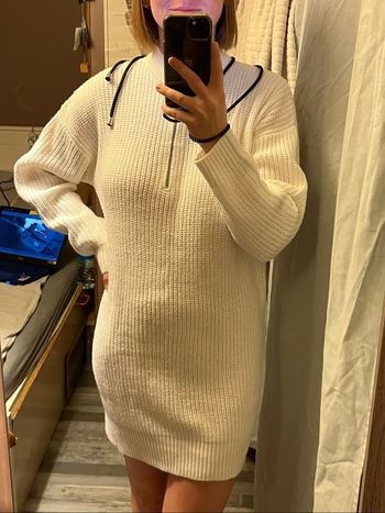 Robe pull blanc