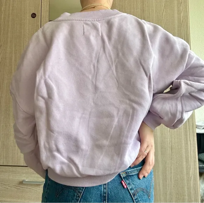 Pull col V lila bizzbee - photo numéro 2